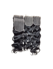 Raw Cambodian Wavy Closure
